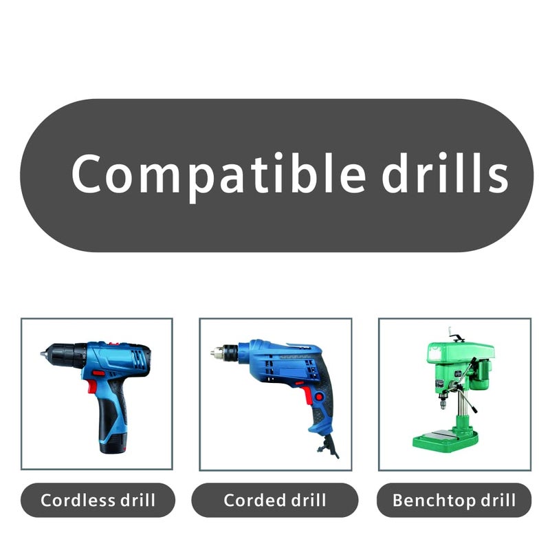 STORMCUBE Brad Point Drill Bits 10mm (13/32") Wood Drill Bit Set Woodworking Drills High Carbon Steel for Furniture Hardwood Softwood Cupboard Wardrobe 5 Pack - Image 4